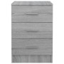 Mesita de noche madera contrachapada gris Sonoma 38x35x56 cm de vidaXL, Mesitas de noche - Ref: Foro24-815323, Precio: 62,45 ...