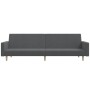 Sofá cama de 2 plazas tela gris claro de , Sofás - Ref: Foro24-375727, Precio: 261,61 €, Descuento: %