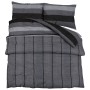 Juego de funda nórdica algodón gris oscuro 200x220 cm de , Fundas de nórdico - Ref: Foro24-136427, Precio: 28,50 €, Descuento: %