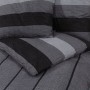 Juego de funda nórdica algodón gris oscuro 200x220 cm de , Fundas de nórdico - Ref: Foro24-136427, Precio: 28,50 €, Descuento: %