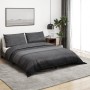 Juego de funda nórdica algodón gris oscuro 225x220 cm de , Fundas de nórdico - Ref: Foro24-136490, Precio: 28,57 €, Descuento: %