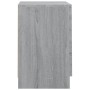 Mesita de noche madera contrachapada gris Sonoma 38x35x56 cm de vidaXL, Mesitas de noche - Ref: Foro24-815323, Precio: 62,45 ...