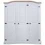 Armario madera de pino Mexicano estilo Corona blanco 3 puertas de vidaXL, Armarios roperos - Ref: Foro24-282622, Precio: 477,...