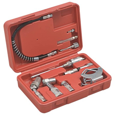 Kit de accesorios de lubricación 11 piezas de vidaXL, Herramientas de mano - Ref: Foro24-210569, Precio: 36,42 €, Descuento: %