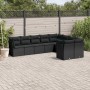 Set de sofás de jardín 8 piezas y cojines ratán sintético negro de , Conjuntos de jardín - Ref: Foro24-3218165, Precio: 563,2...