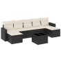 Set de sofás de jardín 8 piezas y cojines ratán sintético negro de , Conjuntos de jardín - Ref: Foro24-3219336, Precio: 411,8...