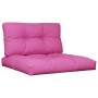 Cojines para sofá de palets 2 piezas tela rosa de , Cojines para sillas y sofás - Ref: Foro24-360709, Precio: 53,53 €, Descue...