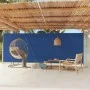 Toldo lateral retráctil de jardín azul 200x600 cm de , Sombrillas - Ref: Foro24-317972, Precio: 117,88 €, Descuento: %