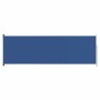 Toldo lateral retráctil de jardín azul 200x600 cm de , Sombrillas - Ref: Foro24-317972, Precio: 120,54 €, Descuento: %