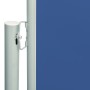 Toldo lateral retráctil de jardín azul 200x600 cm de , Sombrillas - Ref: Foro24-317972, Precio: 120,54 €, Descuento: %