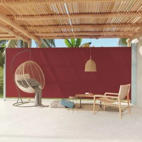 Toldo lateral retráctil para patio rojo 220x600 cm de , Sombrillas - Ref: Foro24-317979, Precio: 130,80 €, Descuento: %