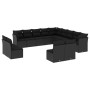 Set de sofás de jardín y cojines 13 pzas ratán sintético negro de , Conjuntos de jardín - Ref: Foro24-3250324, Precio: 828,61...