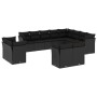 Set de sofás de jardín 12 piezas cojines ratán sintético negro de , Conjuntos de jardín - Ref: Foro24-3250364, Precio: 878,31...
