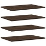 Estantes pared 4 uds madera ingeniería marrón roble 60x40x1,5cm de , Estanterías - Ref: Foro24-838247, Precio: 38,72 €, Descu...