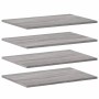 Estantes pared 4 uds madera ingeniería gris Sonoma 60x40x1,5 cm de , Estanterías - Ref: Foro24-838245, Precio: 40,10 €, Descu...