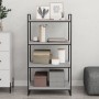 Estantes pared 4 uds madera ingeniería gris Sonoma 60x40x1,5 cm de , Estanterías - Ref: Foro24-838245, Precio: 40,10 €, Descu...