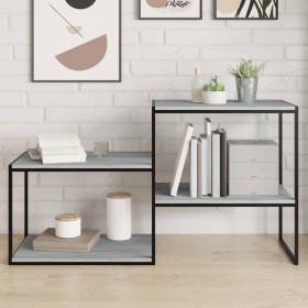Estantes pared 4 uds madera ingeniería gris Sonoma 60x50x1,5 cm de , Estanterías - Ref: Foro24-838251, Precio: 39,53 €, Descu...