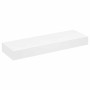 Estante flotante pared con 1 cajón MDF blanco para libros/DVD en Estanterías | Comprar online en Foru.es
