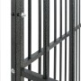 Corralito para perros con 8 paneles acero galvanizado negro de , Casetas para perros - Ref: Foro24-3209553, Precio: 205,11 €,...