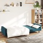 Sofá cama de 2 plazas terciopelo azul de , Sofás - Ref: Foro24-375736, Precio: 266,38 €, Descuento: %