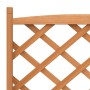 Jardinera con enrejado y ruedas madera maciza de abeto marrón de , Maceteros y jardineras - Ref: Foro24-3207650, Precio: 103,...