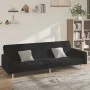 Sofá cama de 2 plazas tela negro de , Sofás - Ref: Foro24-375729, Precio: 264,32 €, Descuento: %