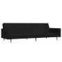 Sofá cama de 2 plazas tela negro de , Sofás - Ref: Foro24-375729, Precio: 264,32 €, Descuento: %