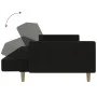 Two-seater black fabric sofa bed by , Sofas - Ref: Foro24-375729, Price: 264,32 €, Discount: %