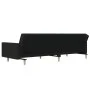 Sofá cama de 2 plazas tela negro de , Sofás - Ref: Foro24-375729, Precio: 264,32 €, Descuento: %
