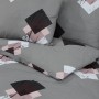 Juego de funda nórdica algodón gris 260x220 cm de , Fundas de nórdico - Ref: Foro24-136476, Precio: 27,47 €, Descuento: %
