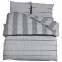Juego de funda nórdica algodón gris 140x200 cm de , Fundas de nórdico - Ref: Foro24-136443, Precio: 26,23 €, Descuento: %