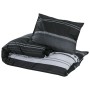 Juego de funda nórdica algodón negro y blanco 140x200 cm de , Fundas de nórdico - Ref: Foro24-136495, Precio: 25,92 €, Descue...
