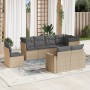 Juego de sofás de jardín con cojines beige 8 pzas ratán PE de , Conjuntos de jardín - Ref: Foro24-3219229, Precio: 544,61 €, ...
