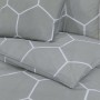 Juego de funda nórdica algodón gris 200x200 cm de , Fundas de nórdico - Ref: Foro24-136448, Precio: 29,96 €, Descuento: %