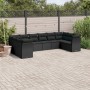 Set de sofás de jardín 10 pzas cojines ratán sintético negro de , Conjuntos de jardín - Ref: Foro24-3218195, Precio: 631,50 €...