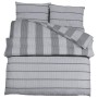 Juego de funda nórdica algodón gris 240x220 cm de , Fundas de nórdico - Ref: Foro24-136434, Precio: 29,98 €, Descuento: %