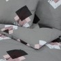 Juego de funda nórdica algodón gris 135x200 cm de , Fundas de nórdico - Ref: Foro24-136469, Precio: 24,90 €, Descuento: %