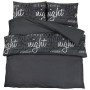 Juego de funda nórdica algodón negro 140x200 cm de , Fundas de nórdico - Ref: Foro24-136533, Precio: 24,70 €, Descuento: %