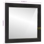 Espejo de baño madera maciza de mango y vidrio 55x1x60 cm de , Muebles de baño - Ref: Foro24-358567, Precio: 51,67 €, Descuen...