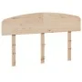 Solid pine wood headboard 150 cm by , Headboards and footboards - Ref: Foro24-842498, Price: 44,53 €, Discount: %