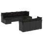 Set de sofás de jardín 10 pzas cojines ratán sintético negro de , Conjuntos de jardín - Ref: Foro24-3250164, Precio: 645,34 €...