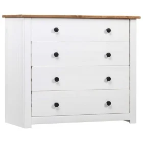 Armario auxiliar estilo Panamá madera pino blanco 80x40x73 cm de vidaXL, Aparadores - Ref: Foro24-282660, Precio: 136,81 €, D...