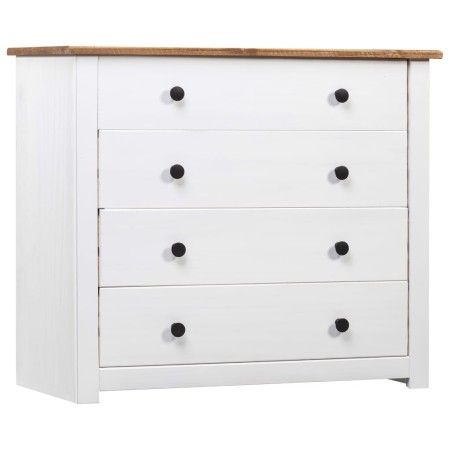 Armario auxiliar estilo Panamá madera pino blanco 80x40x73 cm de vidaXL, Aparadores - Ref: Foro24-282660, Precio: 139,03 €, D...
