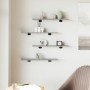 Estantes pared 4 uds madera ingeniería gris Sonoma 60x10x1,5 cm de , Estantes y estanterías - Ref: Foro24-838227, Precio: 21,...