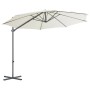 Sombrilla de jardín con base portátil color arena de vidaXL, Sombrillas - Ref: Foro24-276339, Precio: 174,30 €, Descuento: %