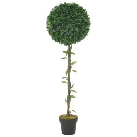 Planta artificial árbol de laurel con macetero verde 130 cm de vidaXL, Flora artificial - Ref: Foro24-280200, Precio: 108,79 ...