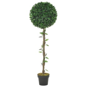 Planta artificial árbol de laurel con macetero verde 130 cm de vidaXL, Flora artificial - Ref: Foro24-280200, Precio: 109,48 ...