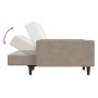 Sofá cama de 2 plazas terciopelo gris claro de , Sofás - Ref: Foro24-375737, Precio: 267,43 €, Descuento: %
