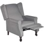Sillón de tela gris en Sillones | Comprar online en Foru.es