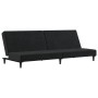 Sofá cama de 2 plazas terciopelo negro de , Sofás - Ref: Foro24-375735, Precio: 229,90 €, Descuento: %